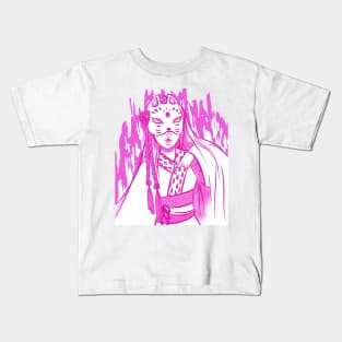 Kitsune Girl Kids T-Shirt